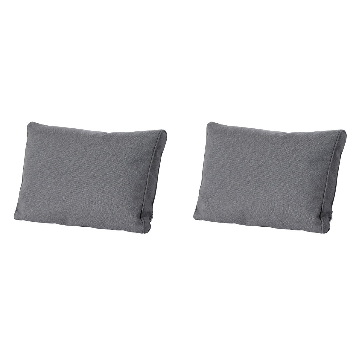 RÜCKENKISSEN Manchester 43/73 cm 2er-Set - Anthrazit, Textil (73/8/43cm) - Madison