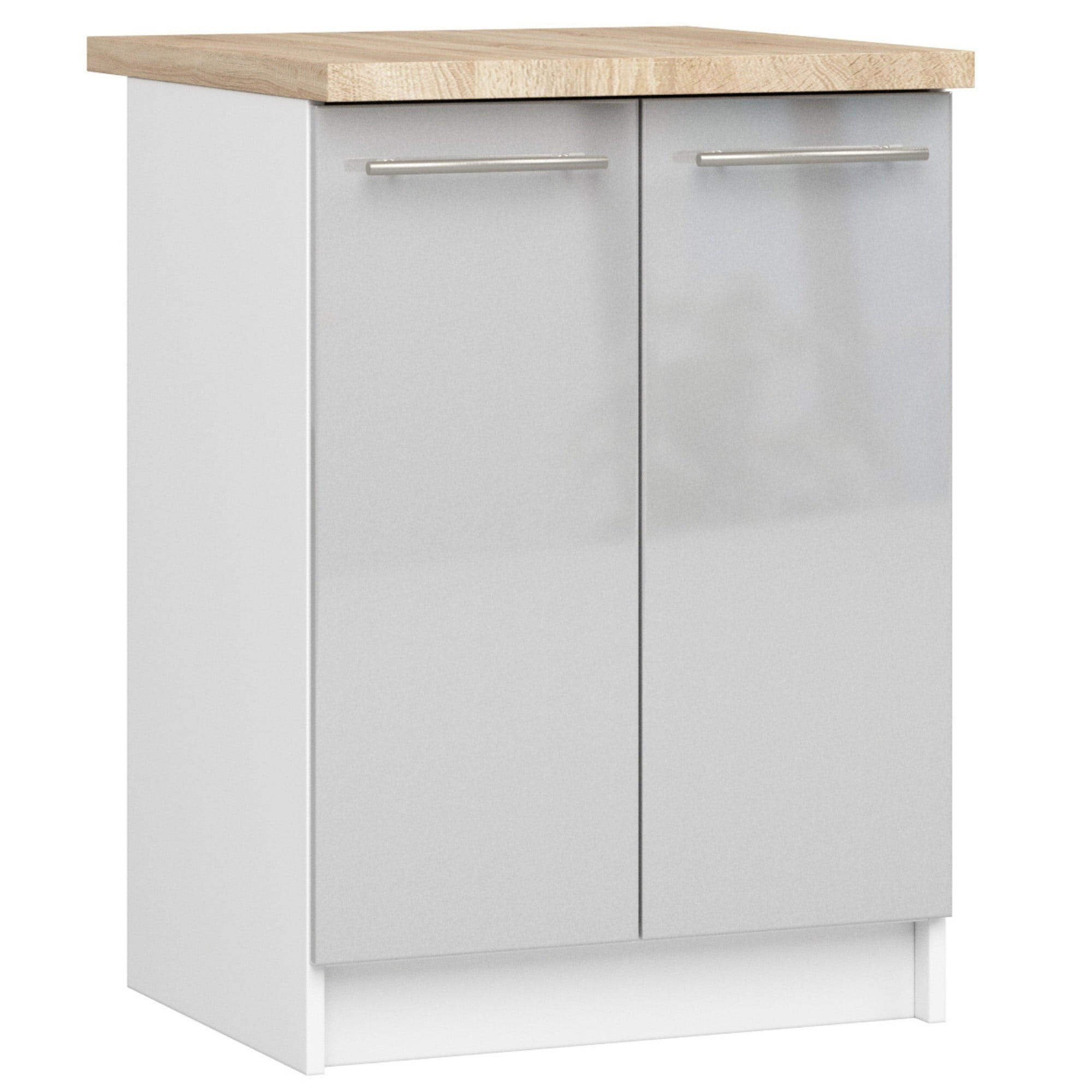 RAUMHIRSCH FURNITURE SPODNÍ SKŘÍŇKA bílá, metalická lesklá 85/60/46