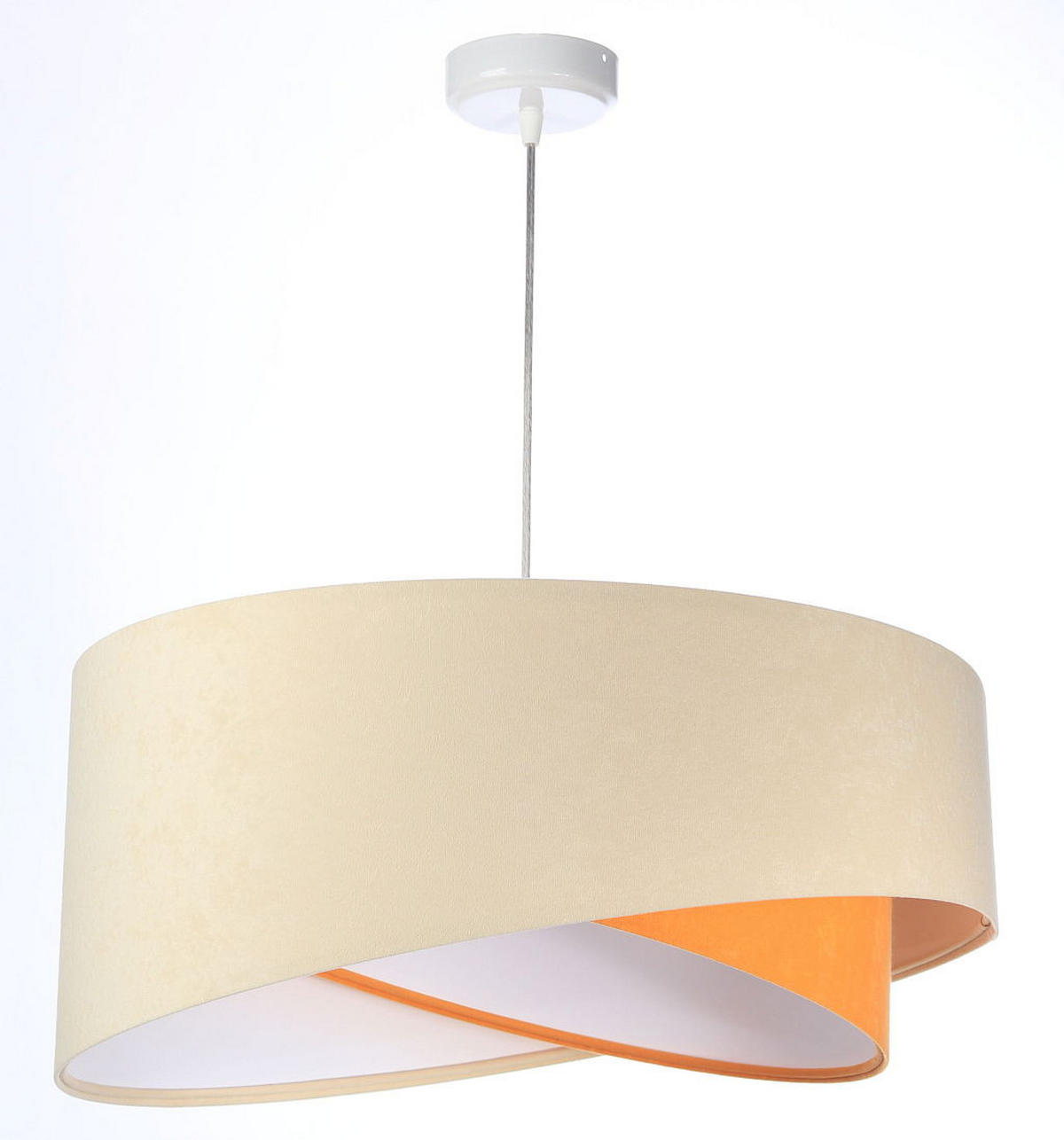 HÄNGELEUCHTE Weiß 50/23 cm - Weiß, Kunststoff (50/1/23cm) - ONZENO