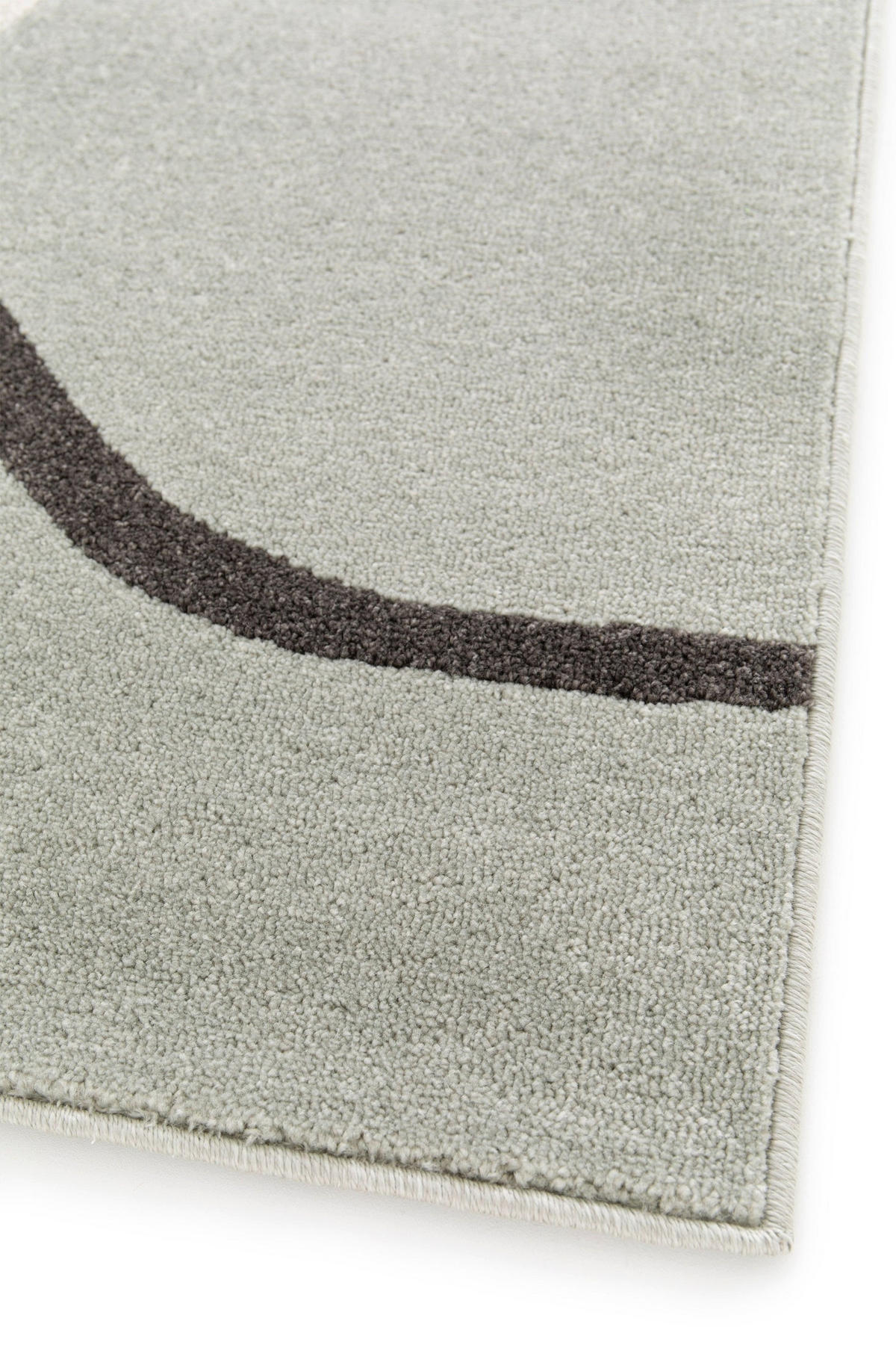 GEOMETRISCHER Teppich weich und bequem grün - Grün, Textil (160/230cm) - AFK Living