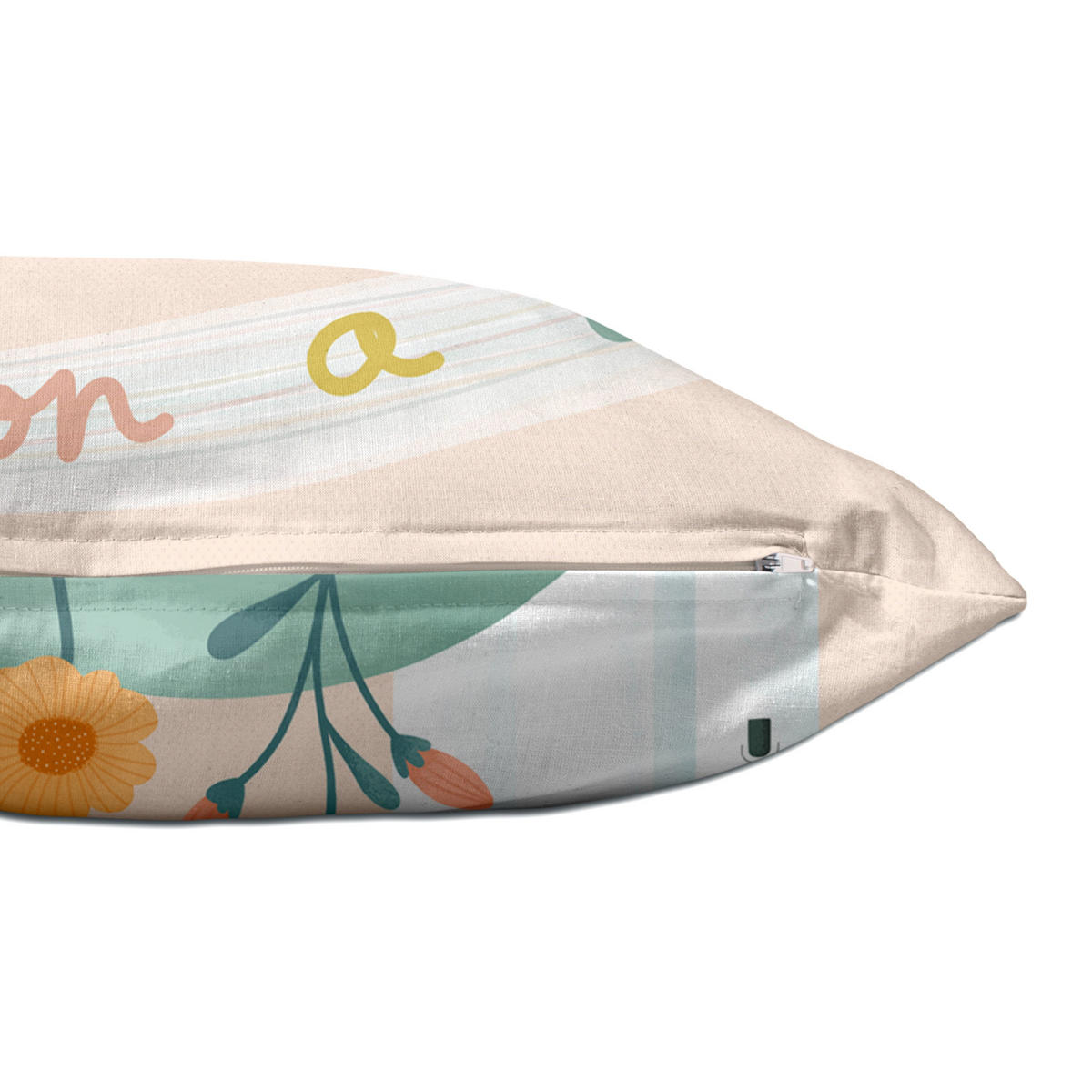 KISSENBEZUG dreaming 50x30 cm mehrfarbig - Multicolor, Textil (50/30cm) - Happy Friday