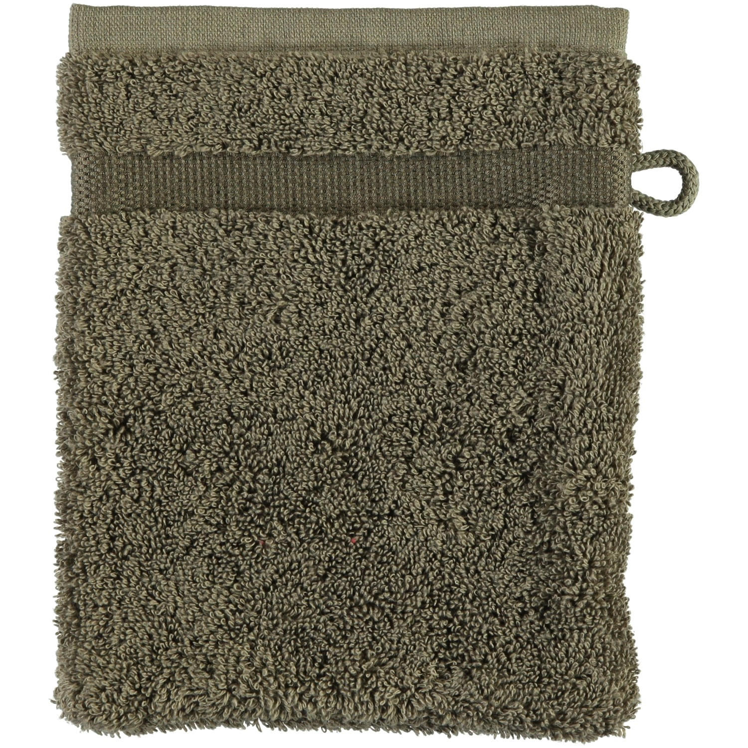 Rhomtuft Waschlappen Braun 16x22 cm