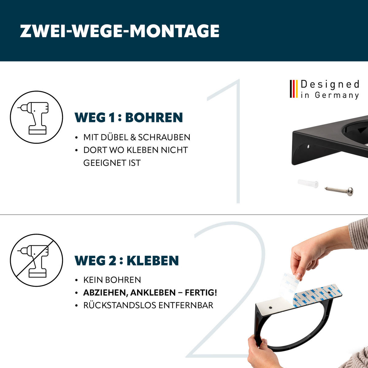 KOSMETIKEIMER SAVONA,5 Liter, grau - Grau, Kunststoff (19/24.5/19cm) - bremermann