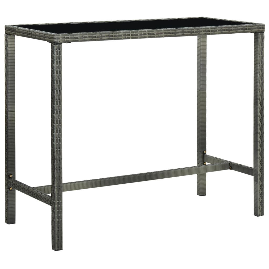 Deluke Bistrotisch Grau 130x110x60 cm