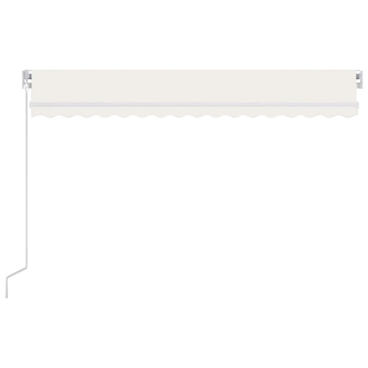 MARKISE Manuell Einziehbar 450x300 cm Creme - Creme, Metall (450/1/450cm) - furnicato