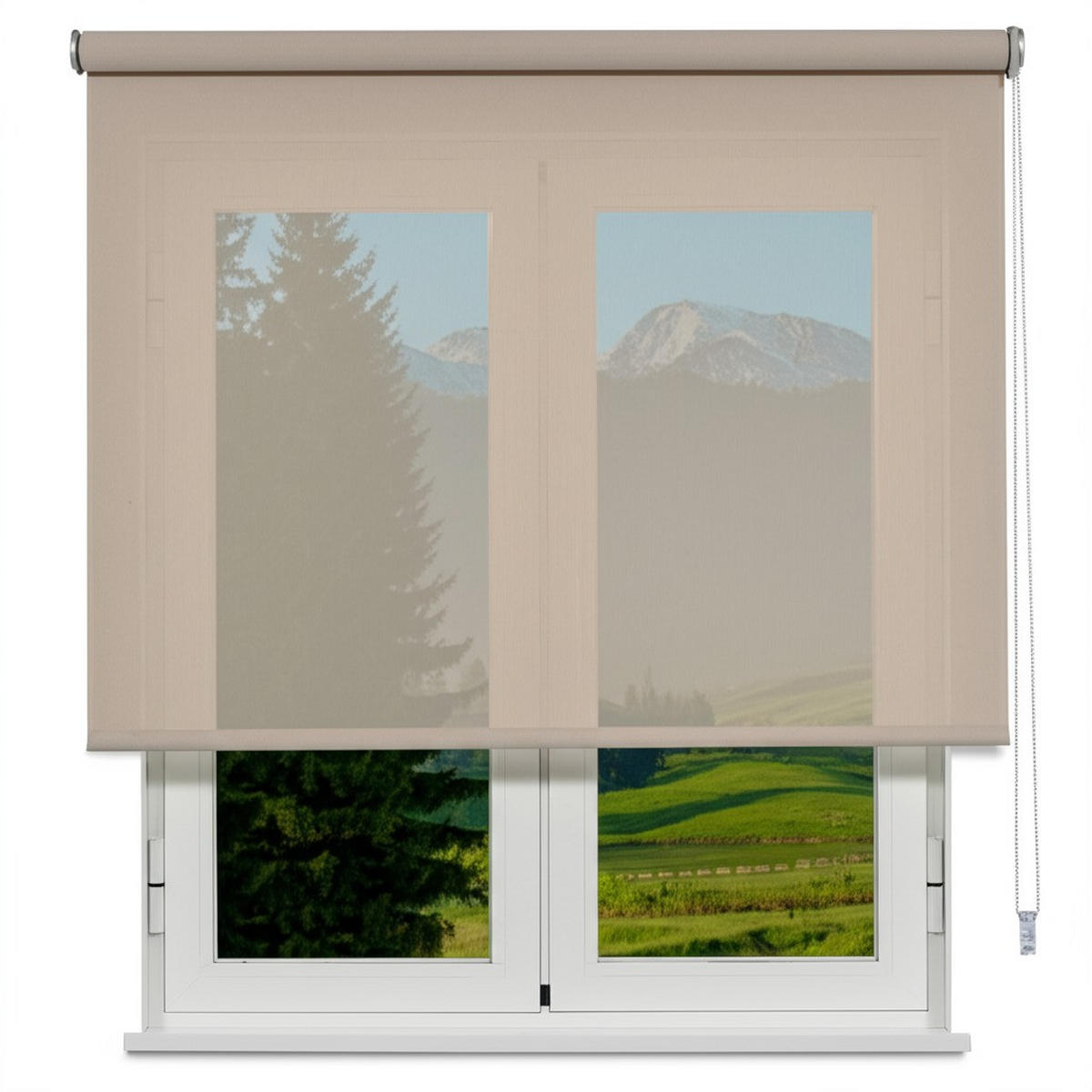 SEITENZUGROLLO Viewtex Screen 10% Öffnungsgrad - Beige, Textil (180/250/250cm) - VIEWTEX
