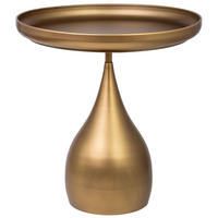 TISCH aus Metall, 51x54cm - Goldfarben, Metall (51/51/53.5cm) - Wanderlust