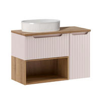 WASCHTISCH 90.4cm Riva Kaschmir - Beige, Holzwerkstoff (90.4/60/40cm) - Petits-meubles