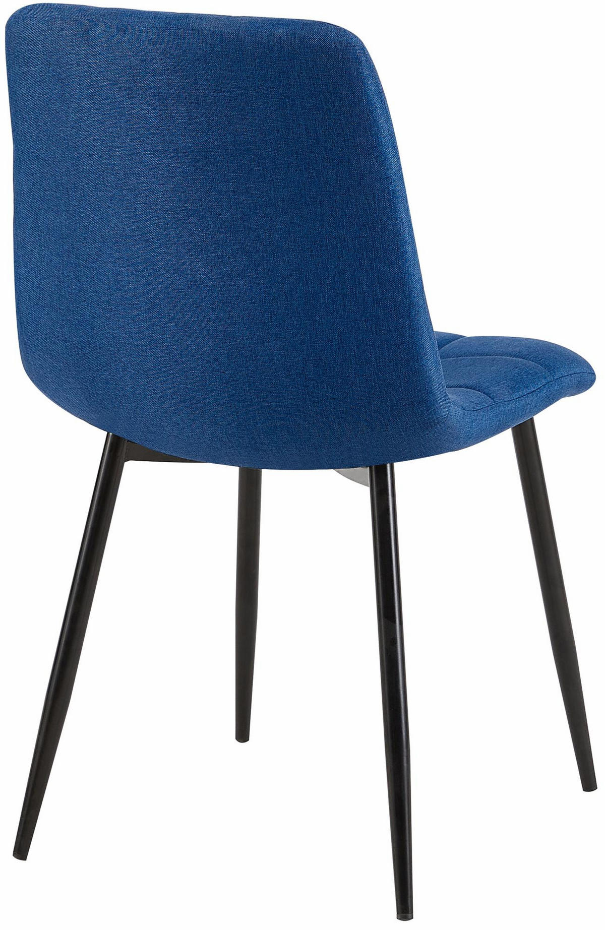 STUHL Stoff Blau - Blau, Textil/Metall (45/84/55cm) - CLP
