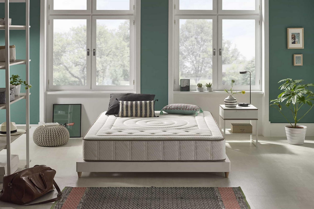 MATRATZE Cashmere Premier , 27cm, 80x190cm - Weiß, Textil (80/190cm) - Moonia