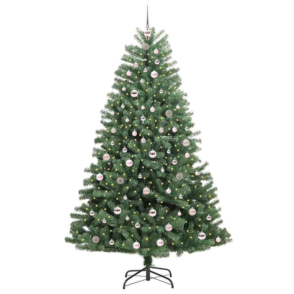 vidaXL Weihnachtsbaum Grün 210 cm