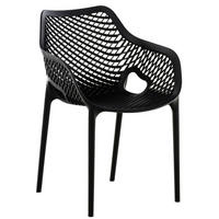 GARTENSTUHL Aero XL schwarz - Schwarz, Kunststoff (57/60/81cm) - TPFGarden