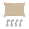 SONNENSEGEL Beige 400/500/1 cm - Beige, Kunststoff (400/500cm) - Mobili Rebecca