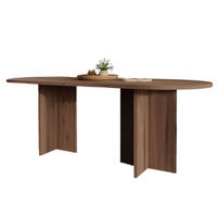 ESSTISCH Nussbaum Okapi SANAS - Nussbaumfarben, Holzwerkstoff (90/204/75cm) - Compleo24