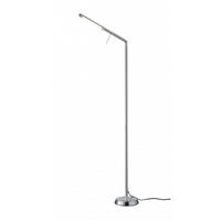 LED STEHLEUCHTE Metall Silber - Silberfarben, Glas (18/42/162cm) - Trio Leuchten