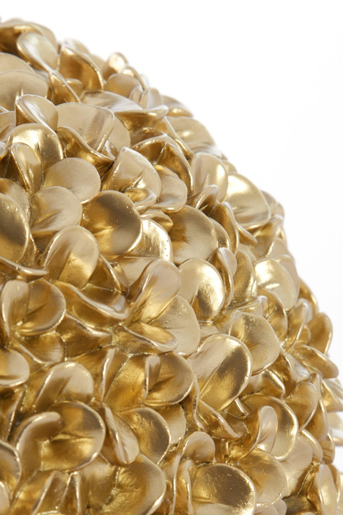VASE Phylia Gold Ø47,5/30 cm - Goldfarben, Kunststoff (30cm) - Light & Living