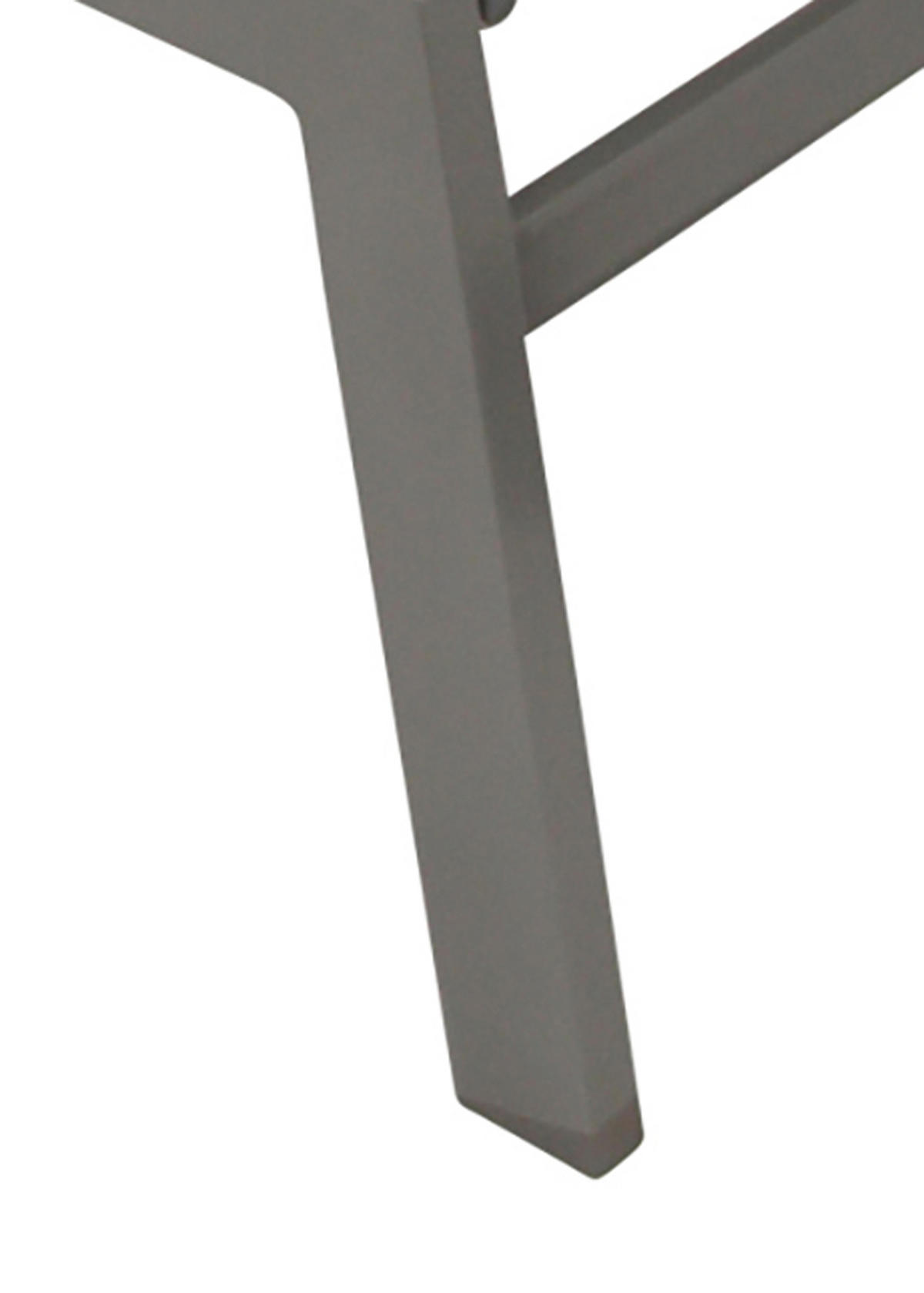 SONNENLIEGE Leeds Pro mit hohem Einstieg - mit Rollen - Alu silber + Textilgewebe schwarz - Grau, Metall (65/42/199cm) - TPFGarden