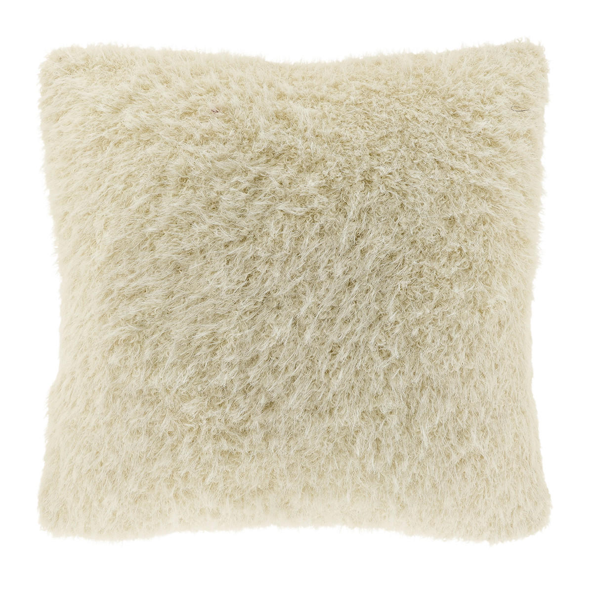 DEKOKISSEN Rosa Weiß 45/45/8 cm - Weiß, Textil (45/45cm) - Unique Living