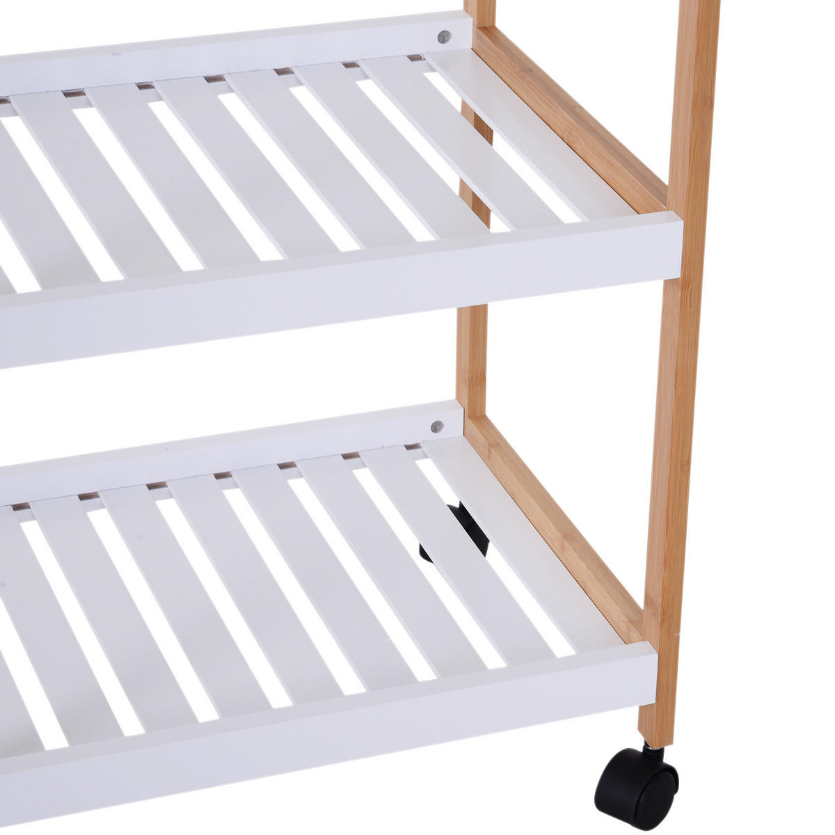 SERVIERWAGEN DE-17082 Weiß - Weiß, Holzwerkstoff (35/745/46cm) - ComfortXL