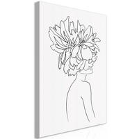 KUNSTDRUCK Schwarz-Weiß 40/60 cm - Schwarz, Textil (40/60cm) - KUNSTLOFT