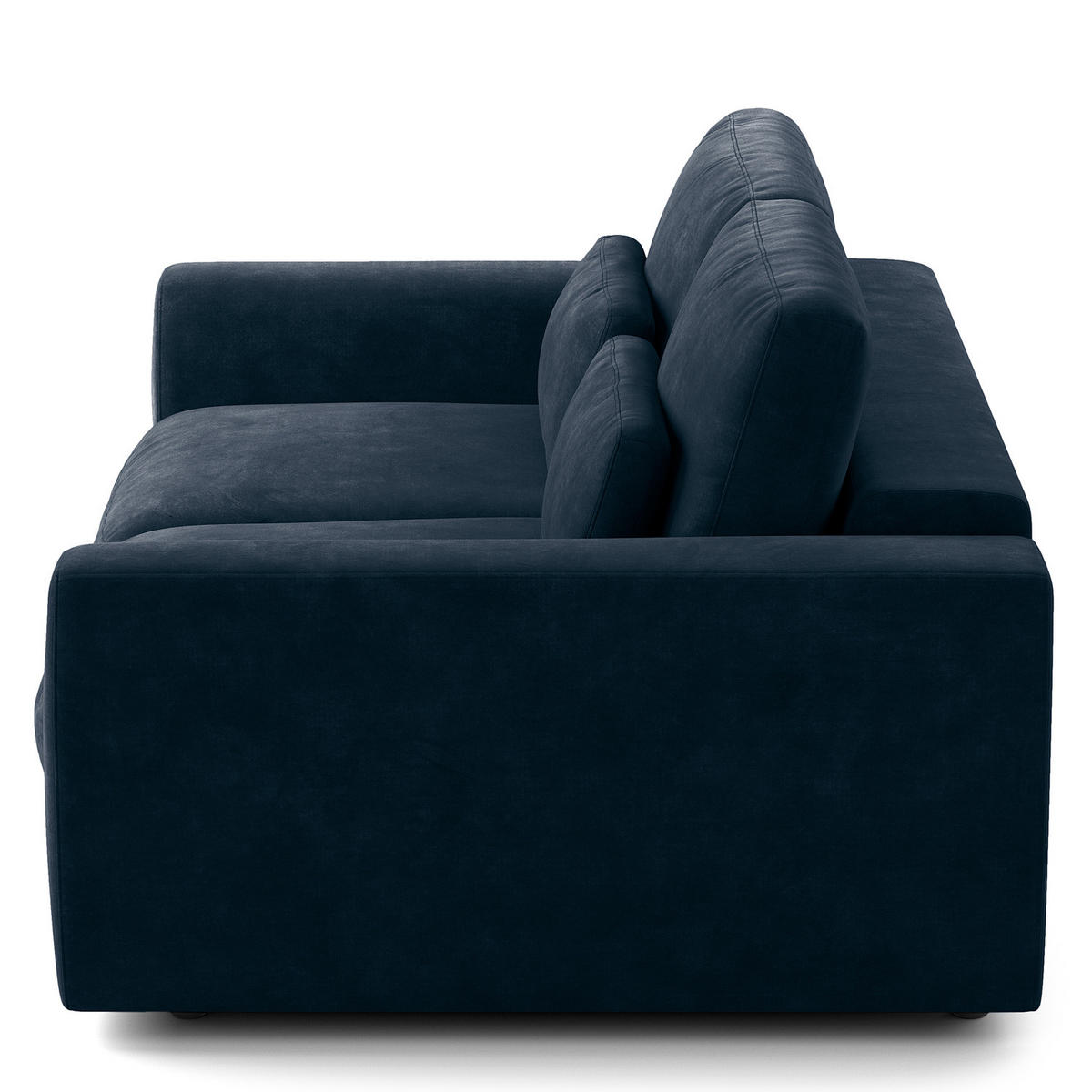 2-SITZER SOFA - Blau/Schwarz, Kunststoff/Textil (182/80/117cm) - home24