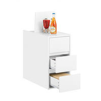 BEISTELLTISCH Weiß - Weiß, Holzwerkstoff (60/30/60cm) - SoBuy
