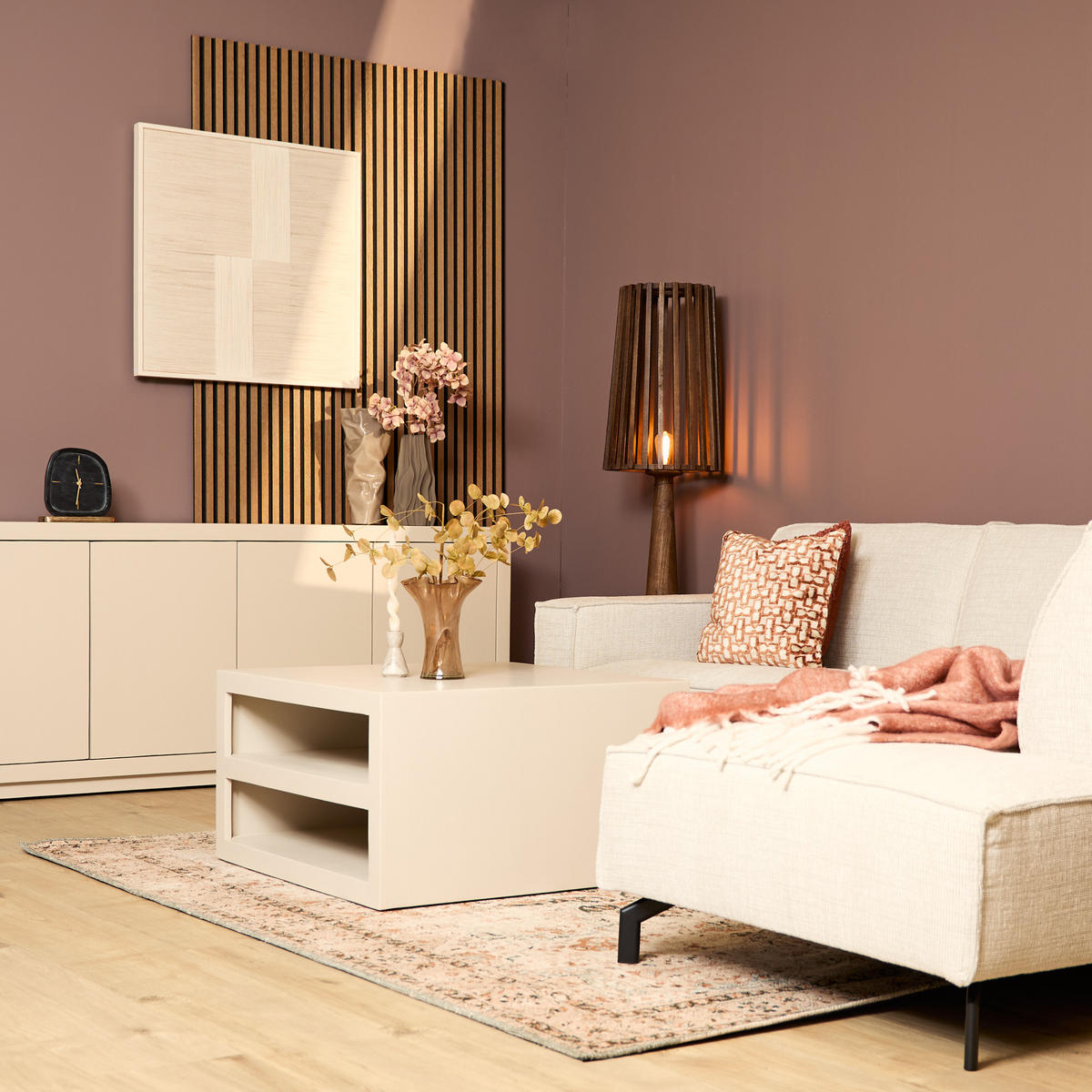 SIDEBOARD Brussel Beige 45/200/80 cm - Beige, Holz (200/80/45cm) - Starfurn