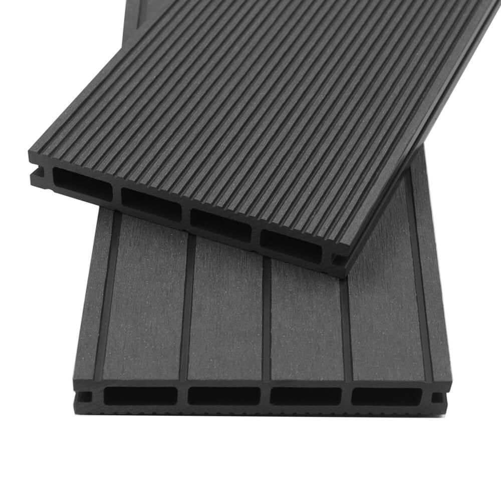 TERRASSENDIELEN SAMANA - Anthrazit, 2 m² - Anthrazit, Kunststoff (220/14.6/2.1cm) - Home Deluxe