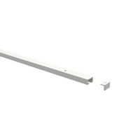 GARDINENSCHIENE / OBJEKTSCHIENE Primax 120 cm, 1-läufig Weiß - Weiß, Metall (1.4/0.9/120cm) - INTERDECO