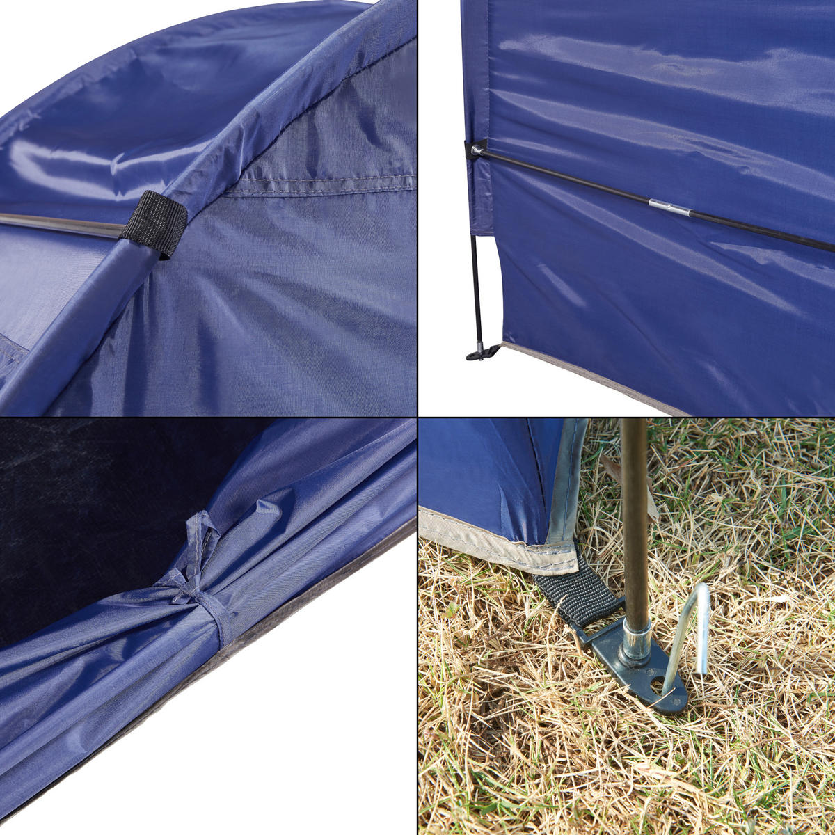 FAHRRADZELT Bergendal - Blau, Textil (198/160/84cm) - pro.tec