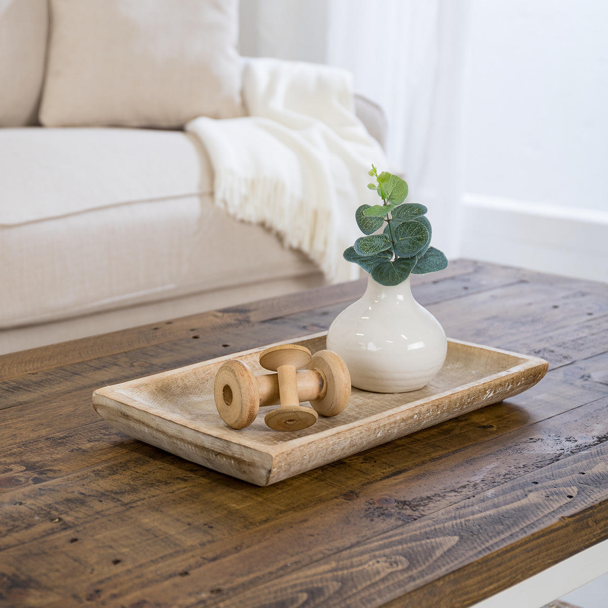 COUCHTISCH - Kiefer massiv - Kieferfarben, Holz (60/120/45cm) - home24