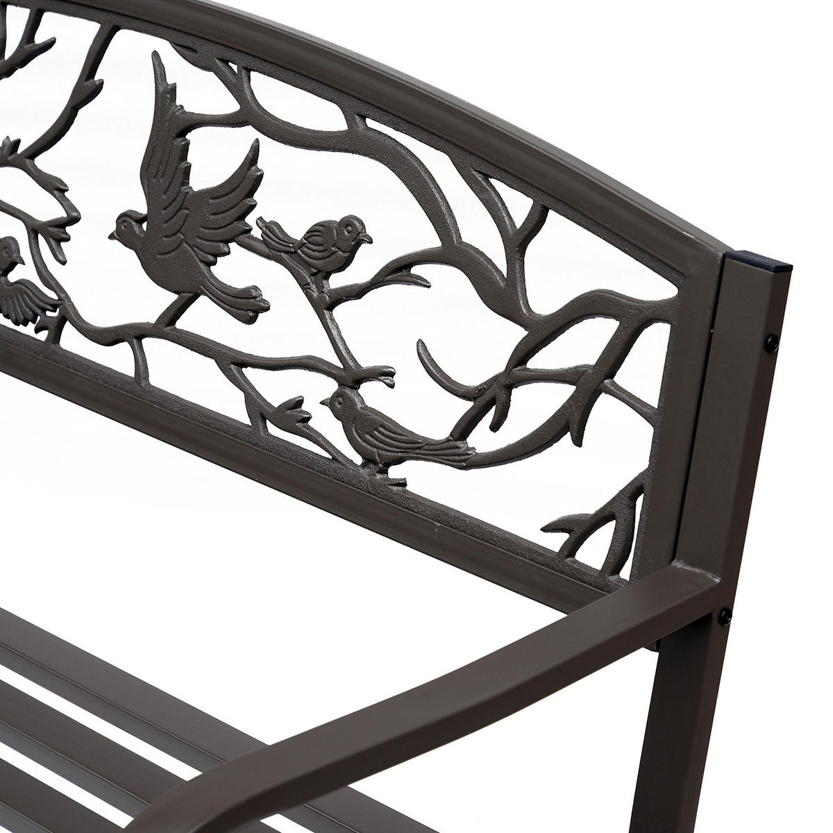 GARTENBANK DE-17750 Braun - Braun, Metall (127/85/60cm) - ComfortXL