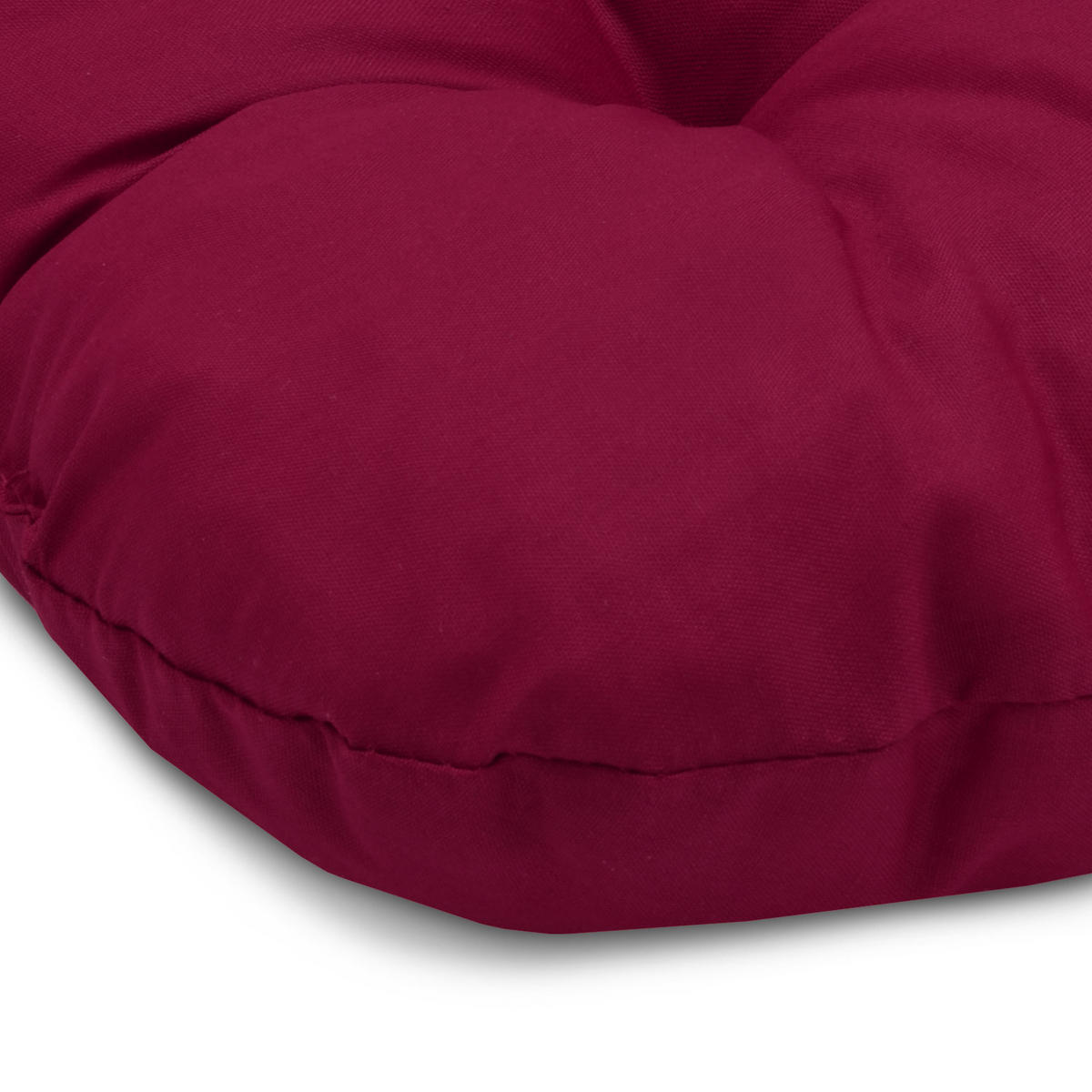 STUHLKISSEN Lisa 40/40/8 cm Rot 4tlg - Rot, Textil (40/40cm) - Beautissu 