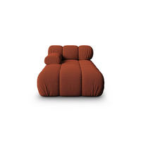 CHAISELONGUE links Bellis aus 3D-Stoff ziegelstein - Orange, Textil (94/70/155cm) - Micadoni