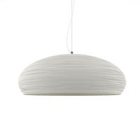 HÄNGELEUCHTE Ufo - Weiß, Metall (60/120/13cm) - Lumicom
