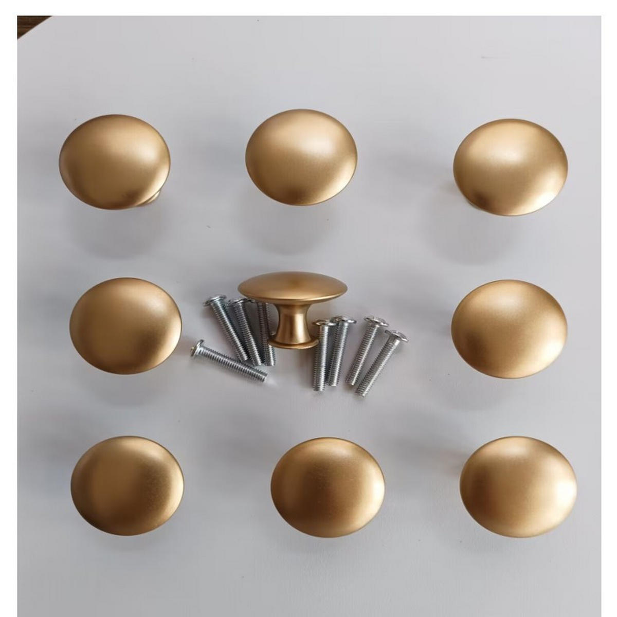 SCHRANKKNOPF Gold 20er-Set 30 mm - Goldfarben, Metall (3/2.1/3cm)