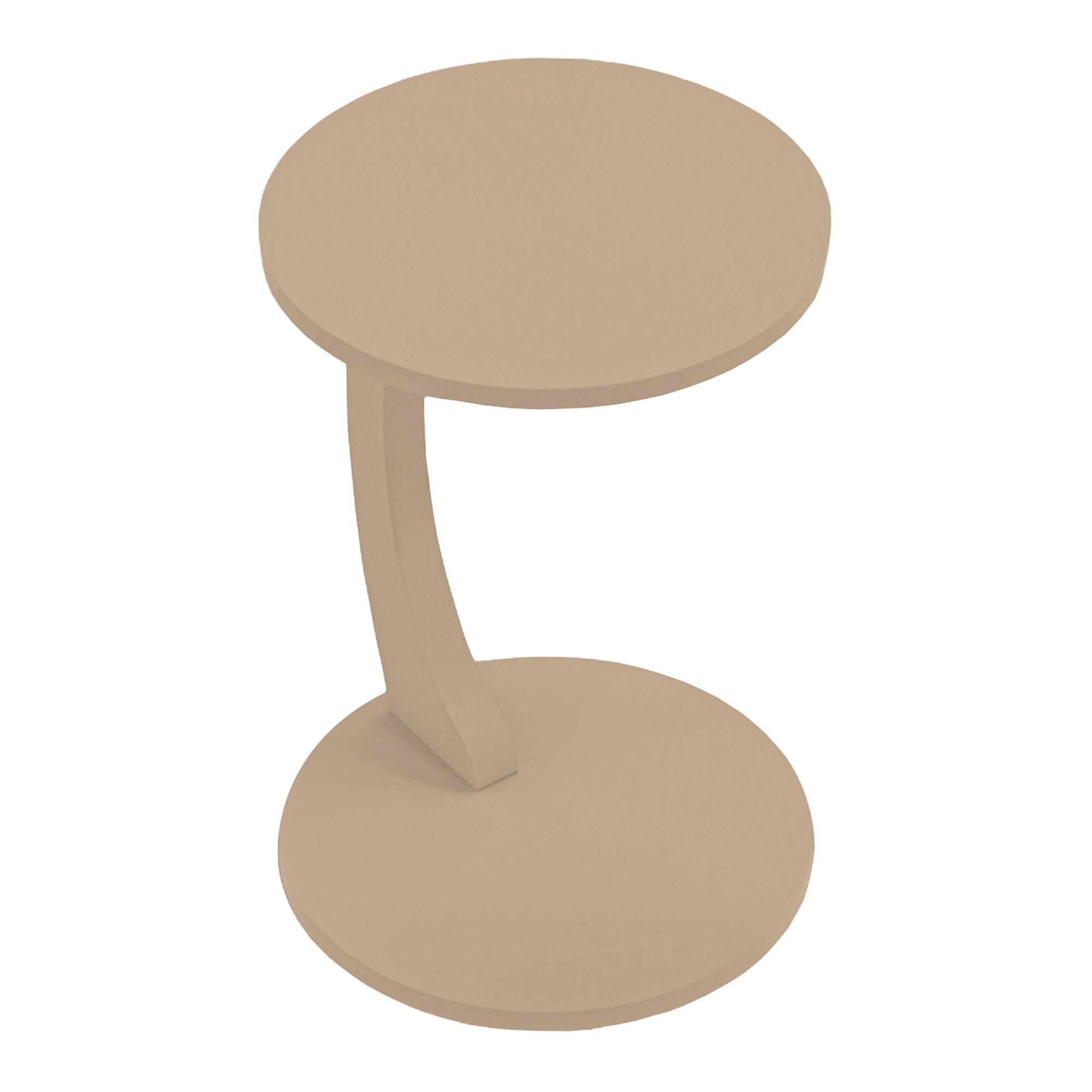 BEISTELLTISCH Holeby - Cappuccino, Holzwerkstoff (38/38/56cm) - [en.casa]