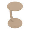 BEISTELLTISCH Holeby - Cappuccino, Holzwerkstoff (38/38/56cm) - [en.casa]