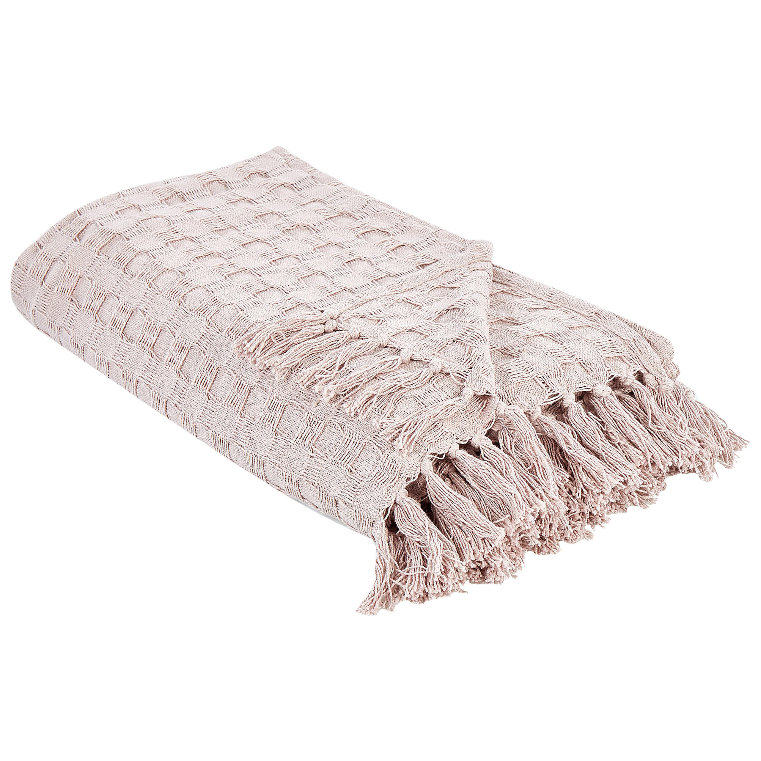 TAGESDECKE Rosa 220 x 240 cm Bere - Pink, Textil (220/240cm) - Beliani