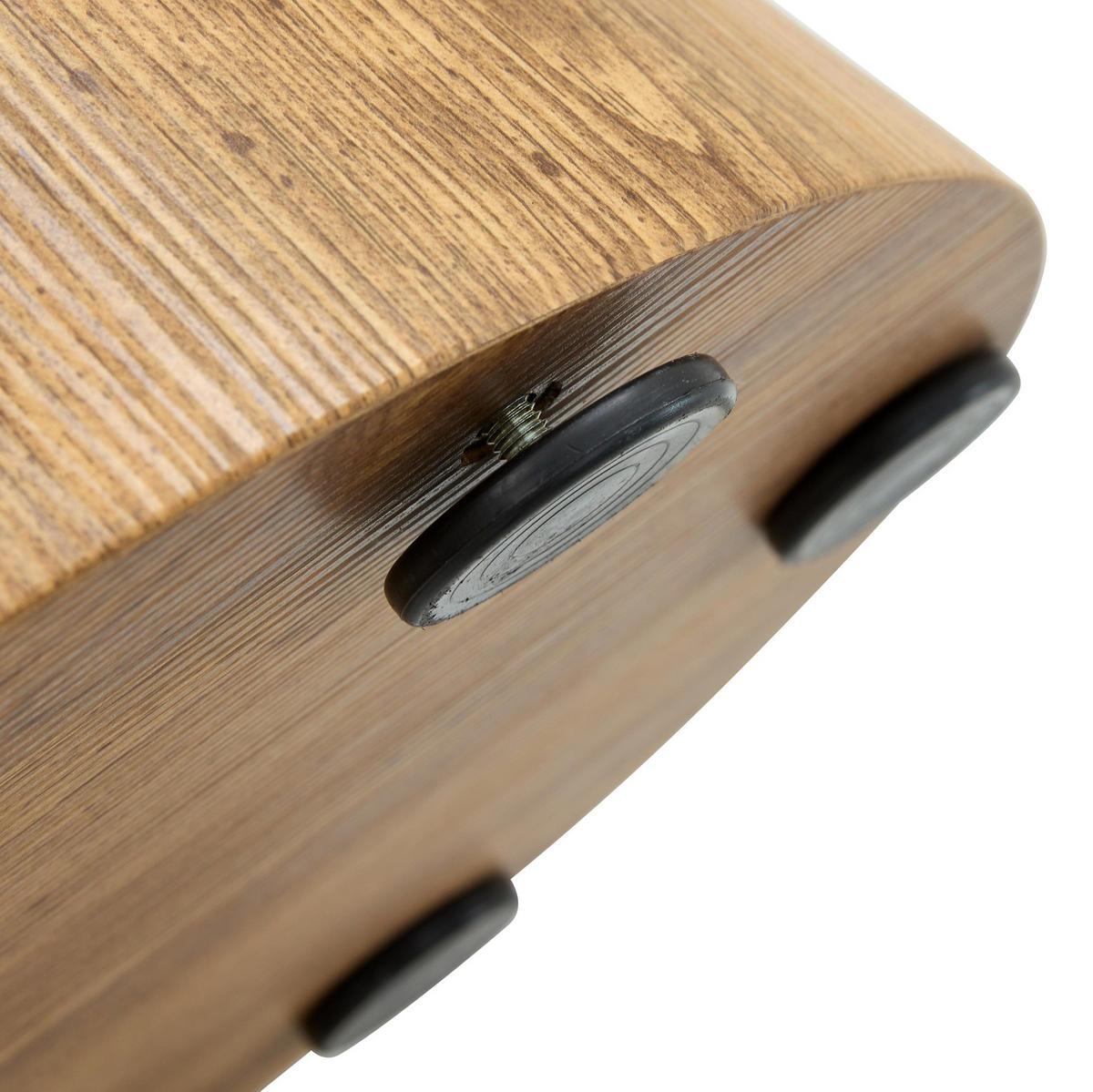 SADA konferenčních stolků 50/50/48 cm a 60/60/35 cm, 2 kulaté stolky s pevnou MDF deskou, dekor dřeva - přírodní, kompozitní dřevo (50/50/48cm) - Redom