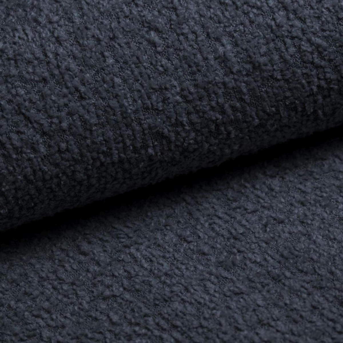 POLSTERBETT Luna Dunkelblau 180x200 cm, mit Bettkasten und halbrundem Kopfteil - Dunkelblau, Holzwerkstoff/Textil (180/200cm) - Bettso