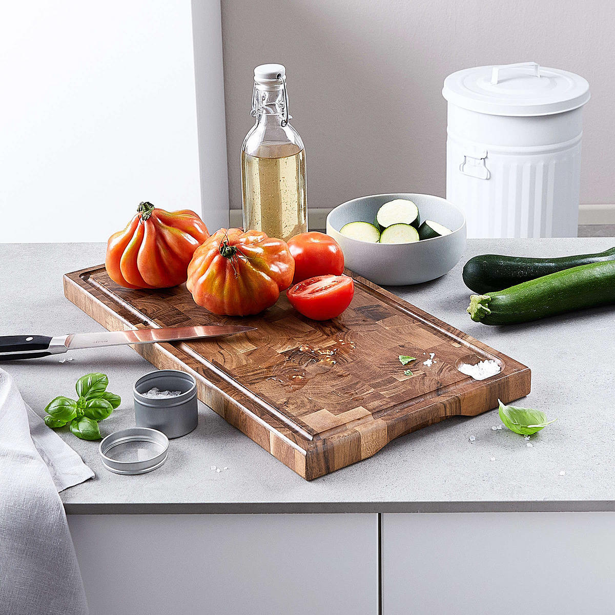 SCHNEIDEBRETT Acacia - Braun, Holz (27/50cm) - Butlers