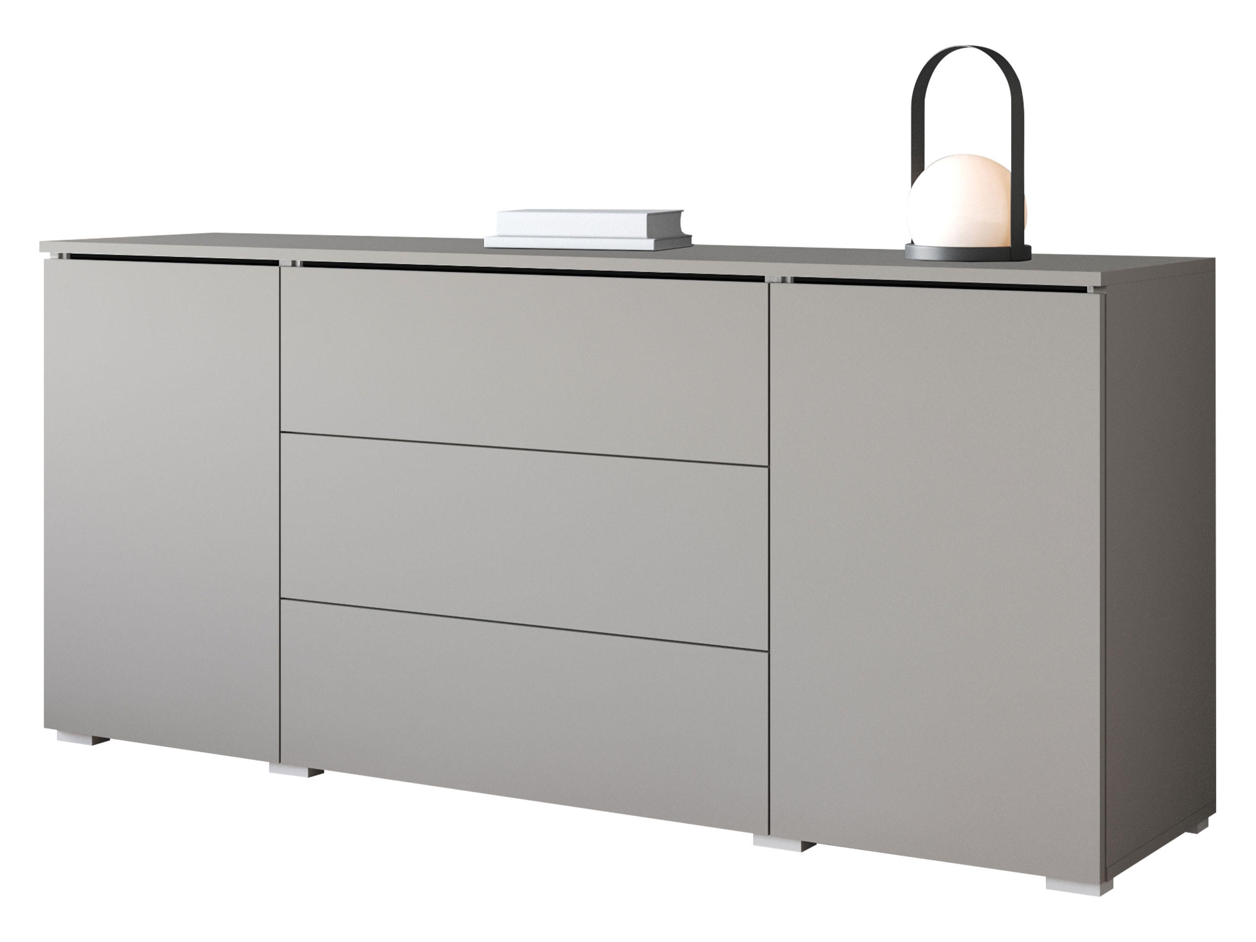 SIDEBOARD Vera 150 - Grau, Holzwerkstoff (150/66/40cm) - MIRJAN24