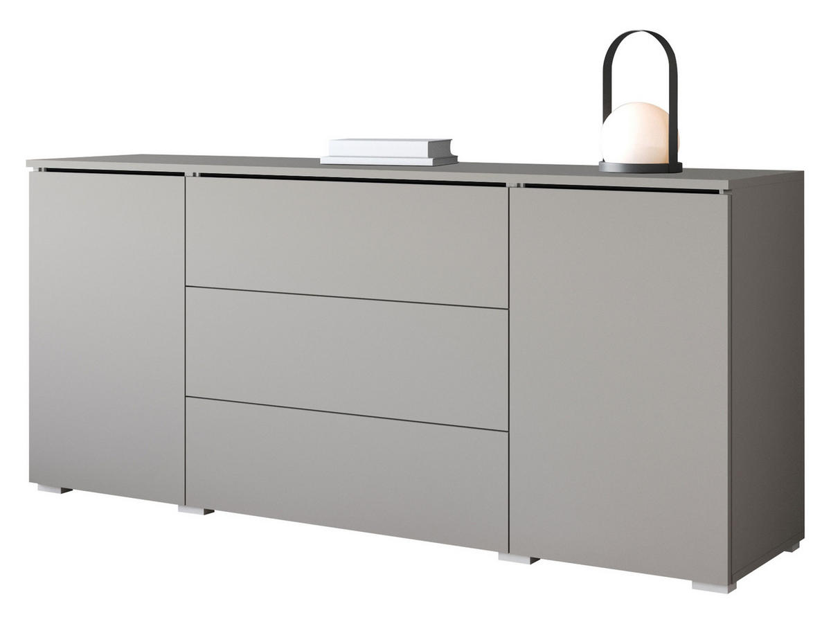 SIDEBOARD Vera 150 - Grau, Holzwerkstoff (150/66/40cm) - MIRJAN24