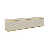 LOWBOARD – 135 cm – Oro Mdf – Ohne Füße (wandhängend) – TV-GEN0318 - Beige, Holzwerkstoff (135/30/32cm) - hi-markt