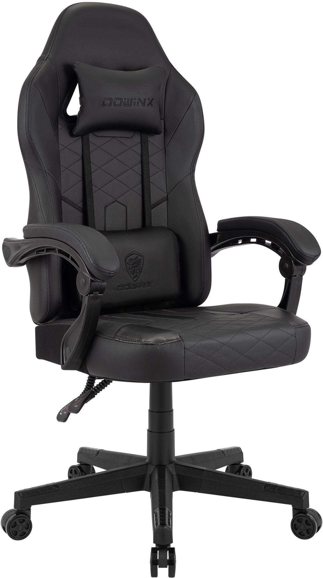 CHEFSESSEL Lederlook Schwarz - Schwarz, Kunststoff/Textil (61/116/56cm) - CLP