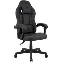 CHEFSESSEL Lederlook Schwarz - Schwarz, Kunststoff/Textil (61/116/56cm) - CLP