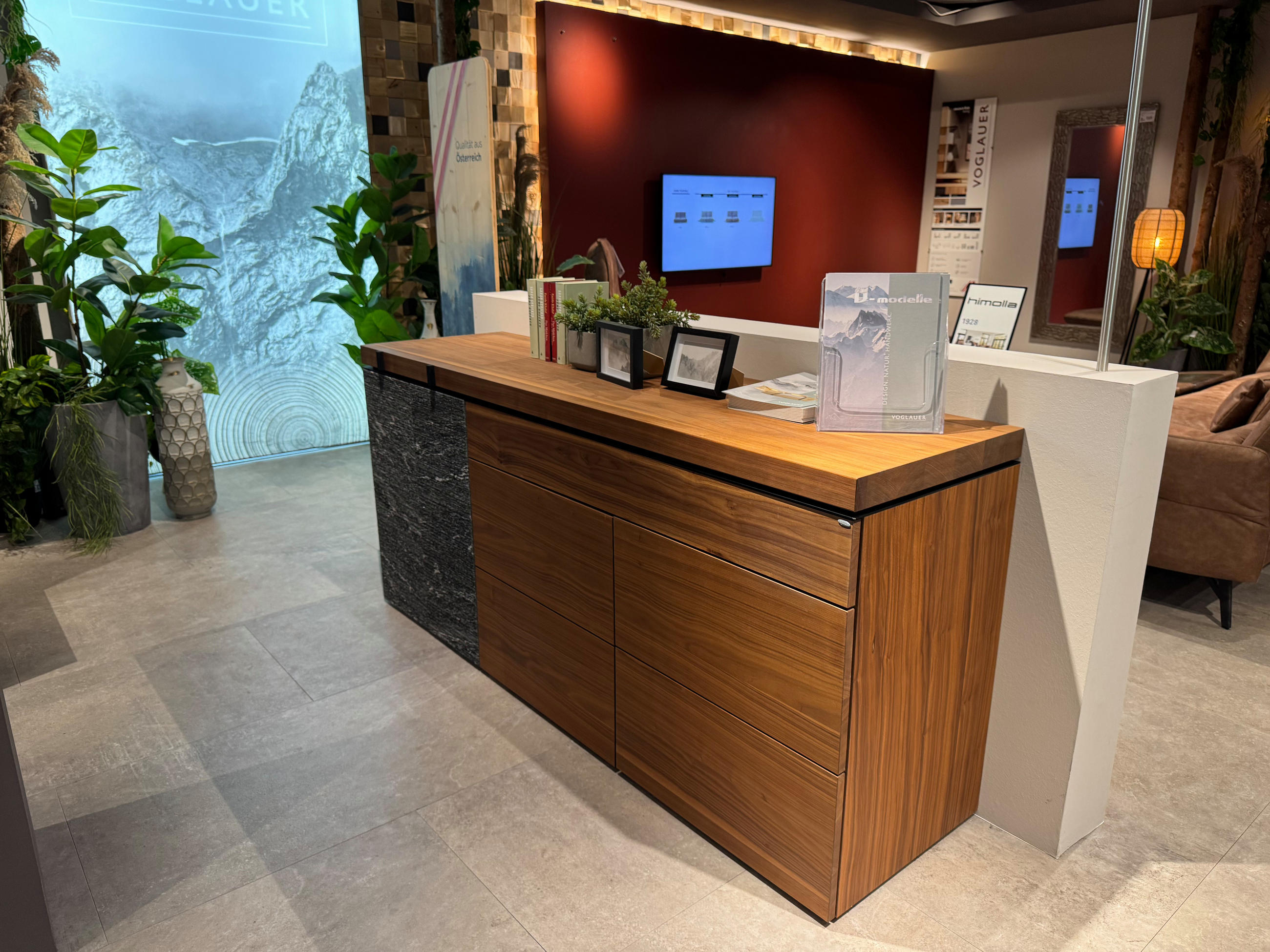 WOHNWAND VROCK LIVING INKL. SIDEBOARD - Voglauer