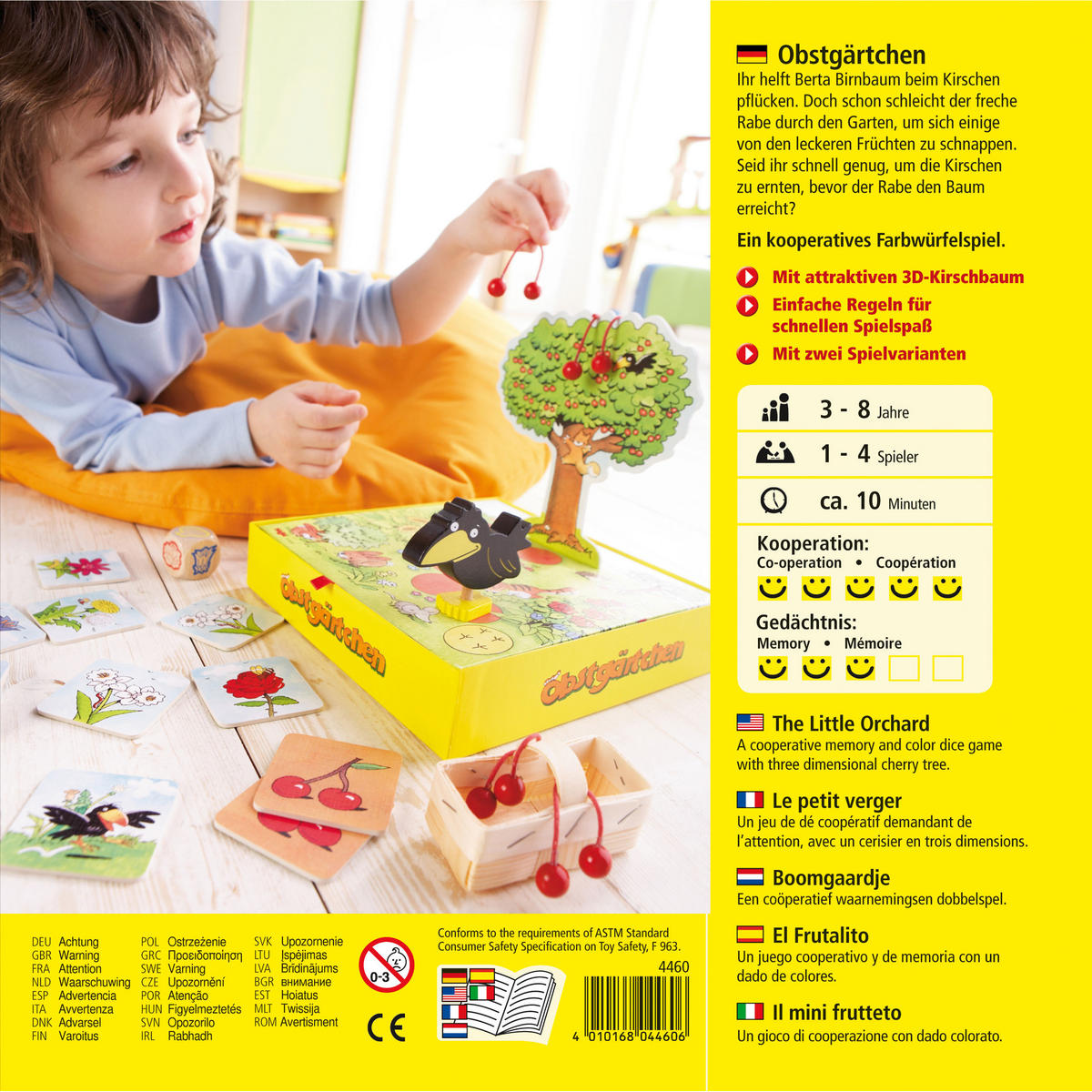 DENKSPIEL Obstgärtchen - Multicolor, Naturmaterialien (22.5/22.4cm)