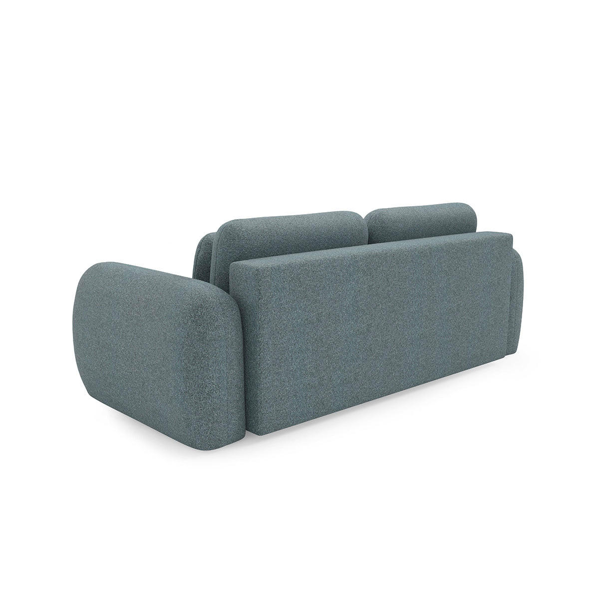 SOFA Carmela 3 Sitzplätze Blau - Blau, Holz (266/95/121cm) - Petits-meubles